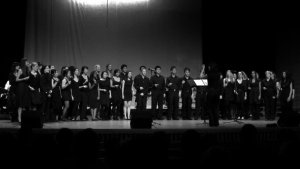Conducting AUMO choir 2011